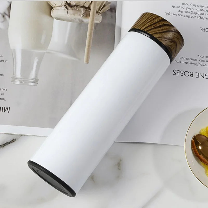 Logo Customize Thermos Mug Coffee Cup With Lid Thermocup Seal Stainless Steel Vacuum Flasks Thermo Mug For Car Water Bottles