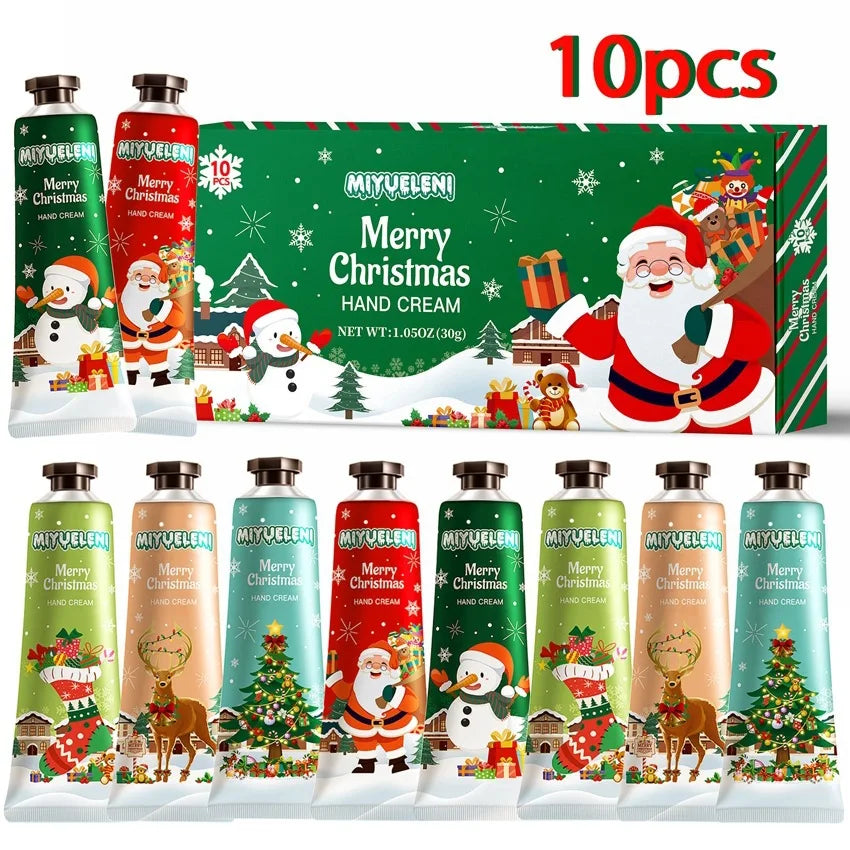 Christmas Hand Cream Gift Set Christmas Limited Edition Gift Box Lasting Fruit Scent Moisturizing Hydrating Exquisite Hand Cream