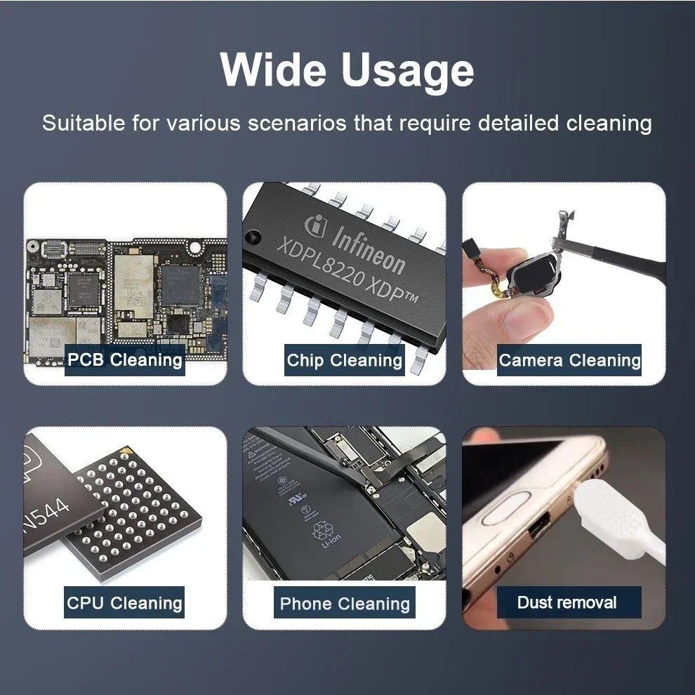 BST-82 PBT Fibre Cleaning Polishing Motherboard IC Glue Removal Cleaning Brush For Circuit IC PCB BGA Phone Electric Repairing