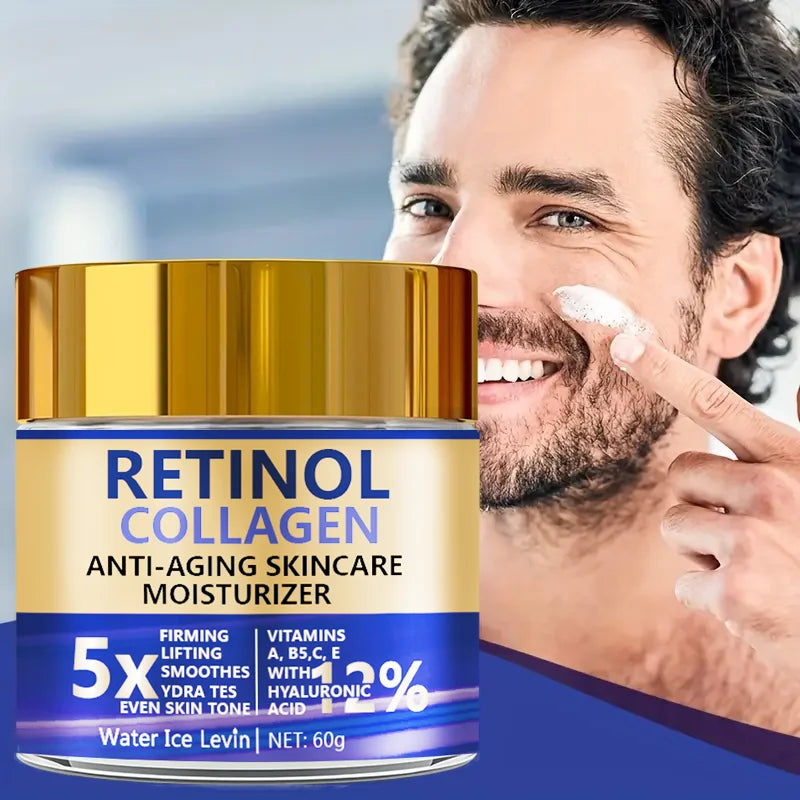 Water Ice Levin Retinol & Collagen Face Cream 60g – Shea Butter, Anti-Aging, Firming, Whitening & Moisturizing | CPNP Certified