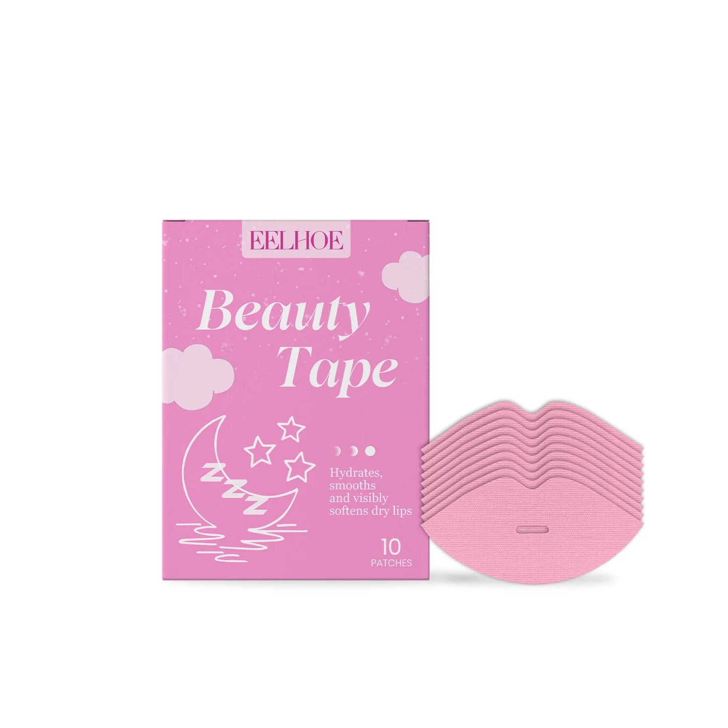 Nighttime Lip Care Lip Mask Patch- Deeply Moisture Surge,Smooths Lip Lines & 3D Contoured Fit,Anti-Chapping, Smooth Fine Lines