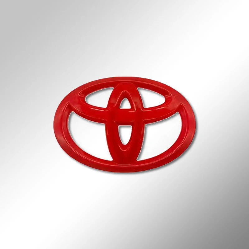 1PCS ABS Toyota Logo Car Emblem Steering Wheel Sticker For Toyota Hilux Prius Avensis Auris Verso Corolla Camry Auto Accessories