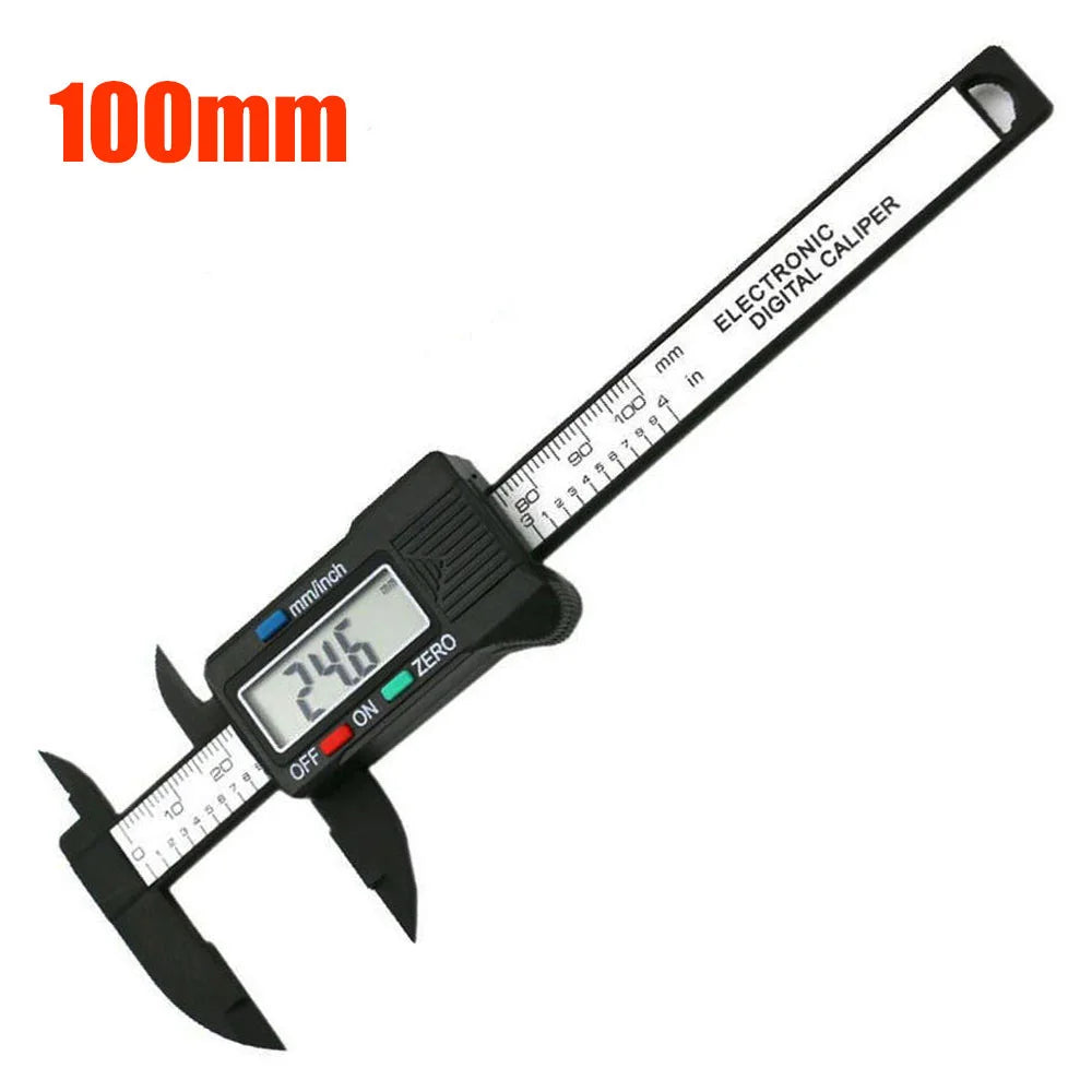 150mm Electronic Digital Caliper 100mm 0.1mm Measuring Tool Vernier Micrometer Measuring Tool Depth Gauge Instrument Pachometer