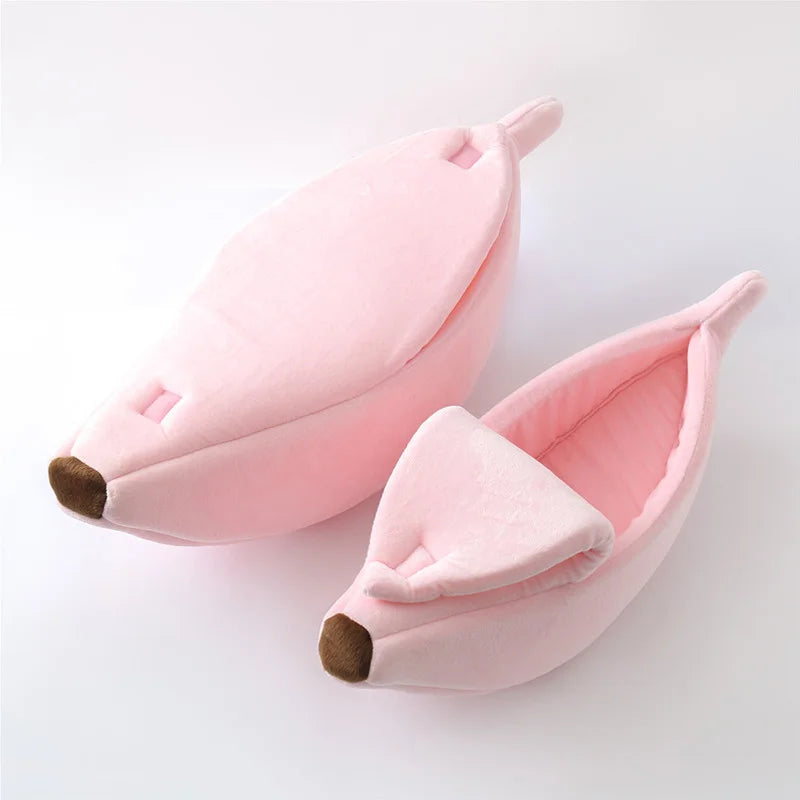 Banana Cat Bed - Cute Cozy Pet Basket for Cats & Small Dogs - photo 9