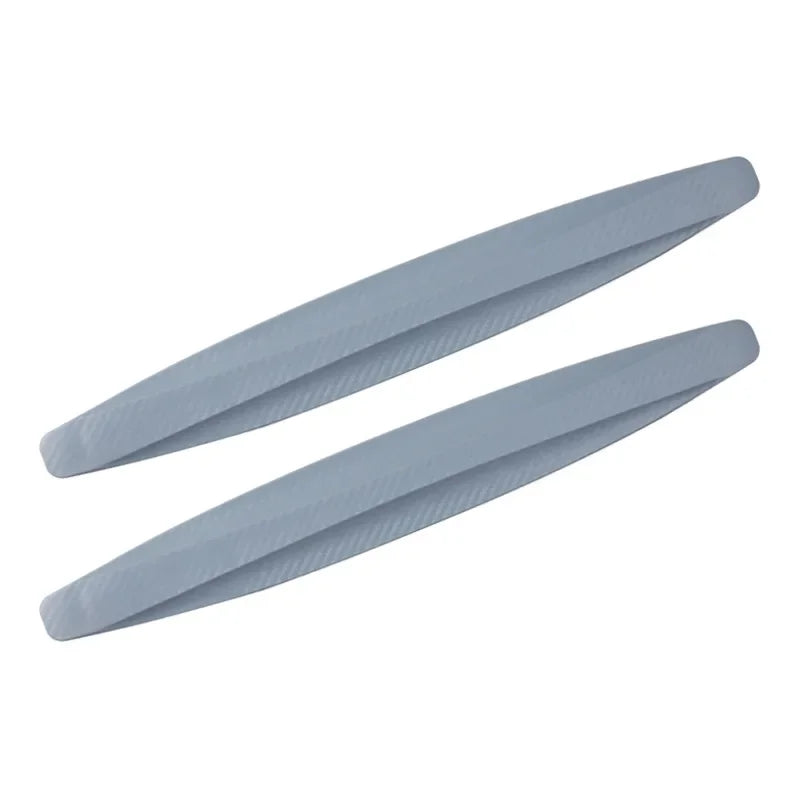 2Pcs Universal Anti-Collision Protector Rubber Car Door Products Auto Front And Rear Corner Bumper Cover Guard Lip Strip Sticker