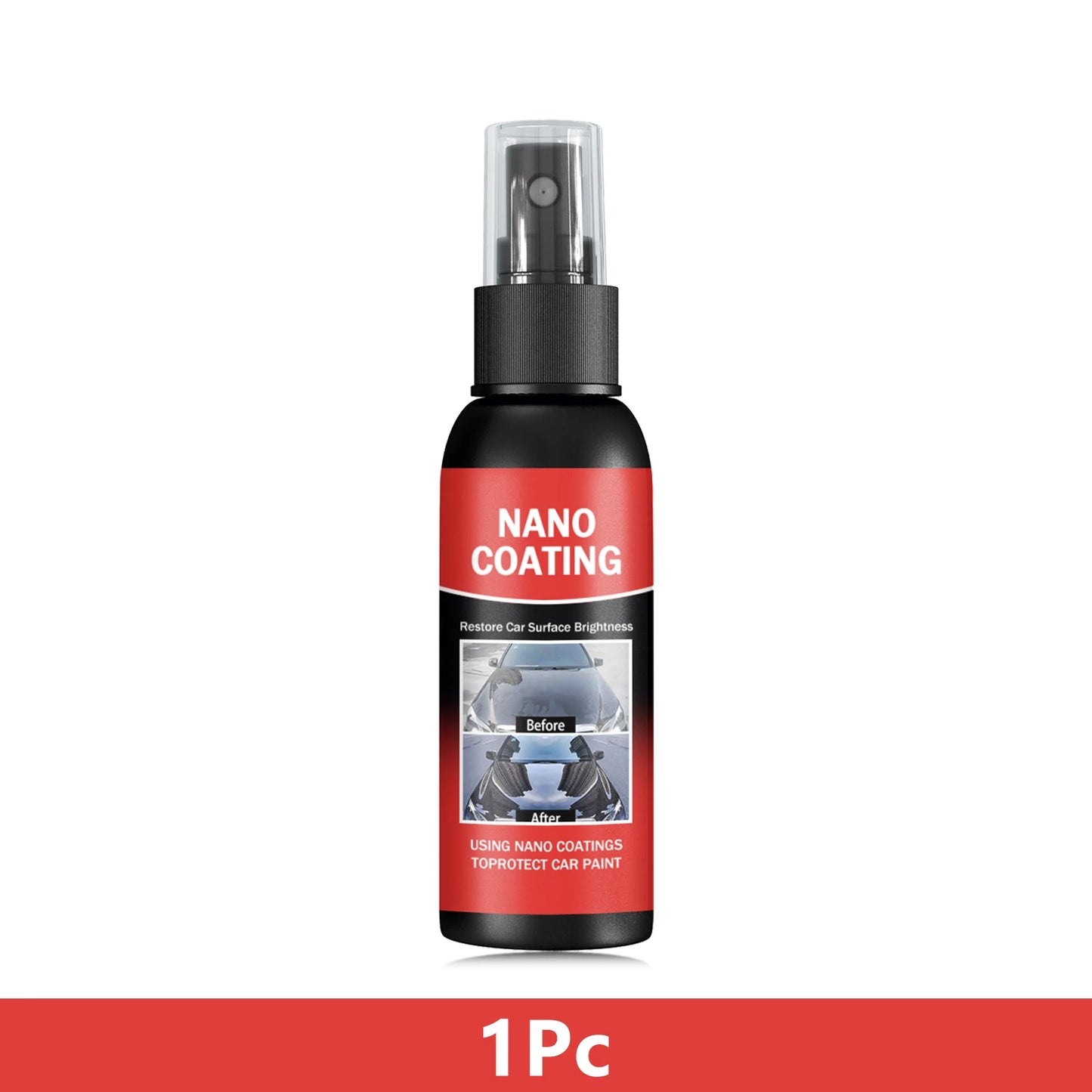 Car Nano Coating Brightening Cars Paint Kit - Professional Auto Polishing Tool, High Gloss Car Paint Scratch Repair Protection