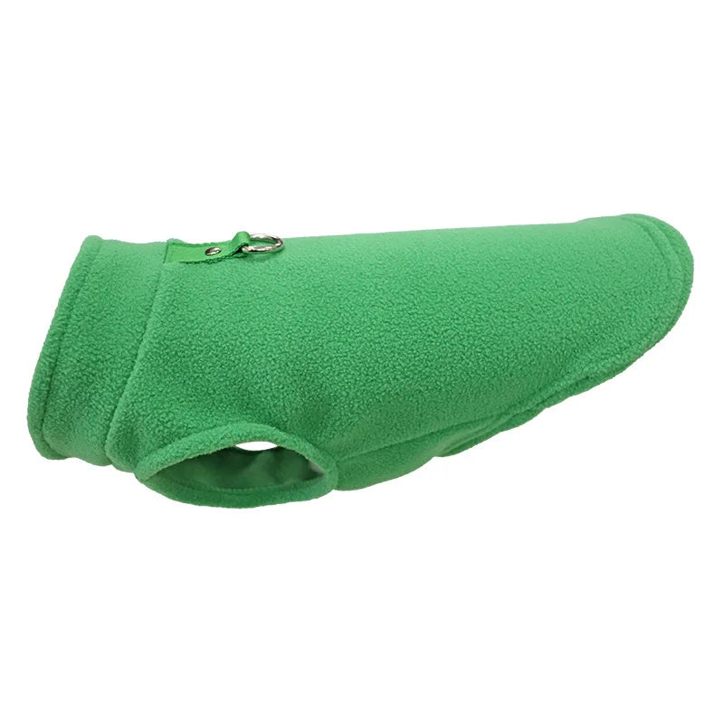 Fleece Dog Vest Jacket with D-Ring - Warm Coat for Small Dogs - photo 15