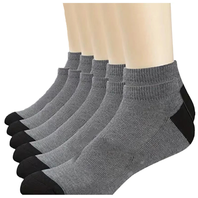 Men's Cotton Blend Crew Socks, 5 Pairs