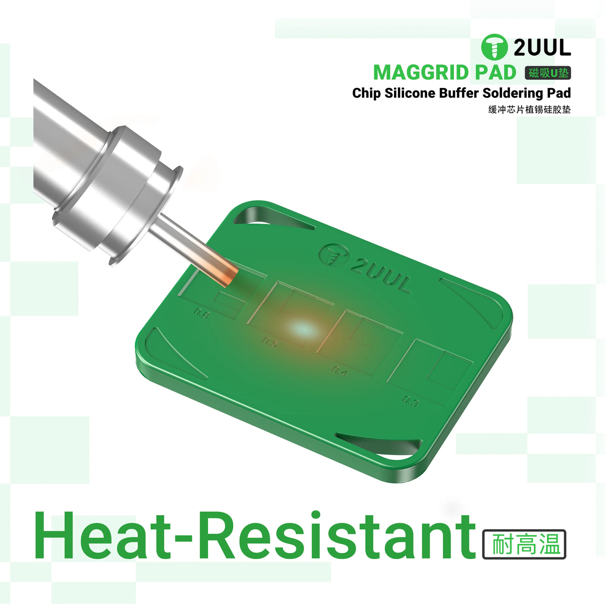 Magnetic BGA Reballing Stencil Mat for Phone CPU IC Repair