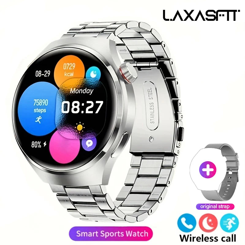 G.L Wear 2026 New Men's Smart Watch HD Display Health Tracking Bluetooth Calling Voice Assistant Sports Smartwatch