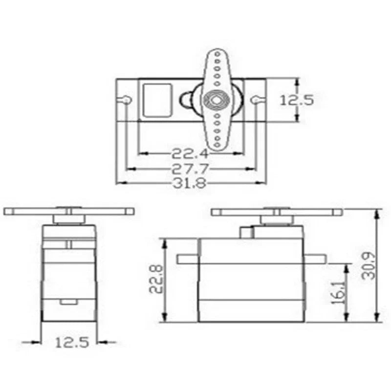 1-10Pcs SG90 9G Miniature Servo Motor Fixed-Wing Micro Gear Servo Motor 180/360 Degrees for RC Helicopter Aircraft Airplane