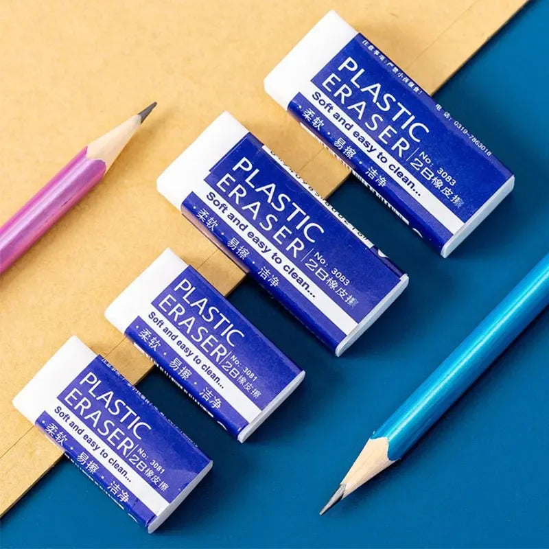 Soft 2B Pencil Eraser – Smooth Correction Tool for Art Sketch Drawing, School Exam Writing Stationery Supplies for Students