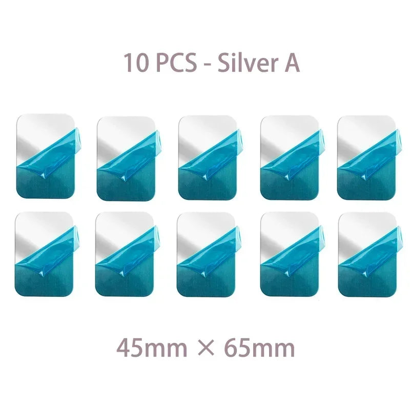 Universal Metal Plate & Metal Ring Mobile Phone Popsocket Accessories Suitable for Magnetic Phone Stands and Car Phone Holder