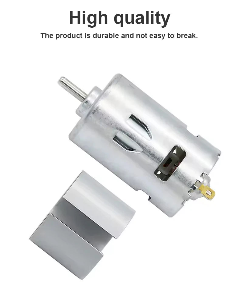 775 795 895 High Torque High Power DC Motor 12V 24V Double Ball Bearing High Speed Motor Power Tools