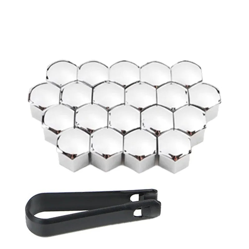 20 Pc Car Wheel Nut Caps 17/19/21mm, Anti-Rust Bolt Covers