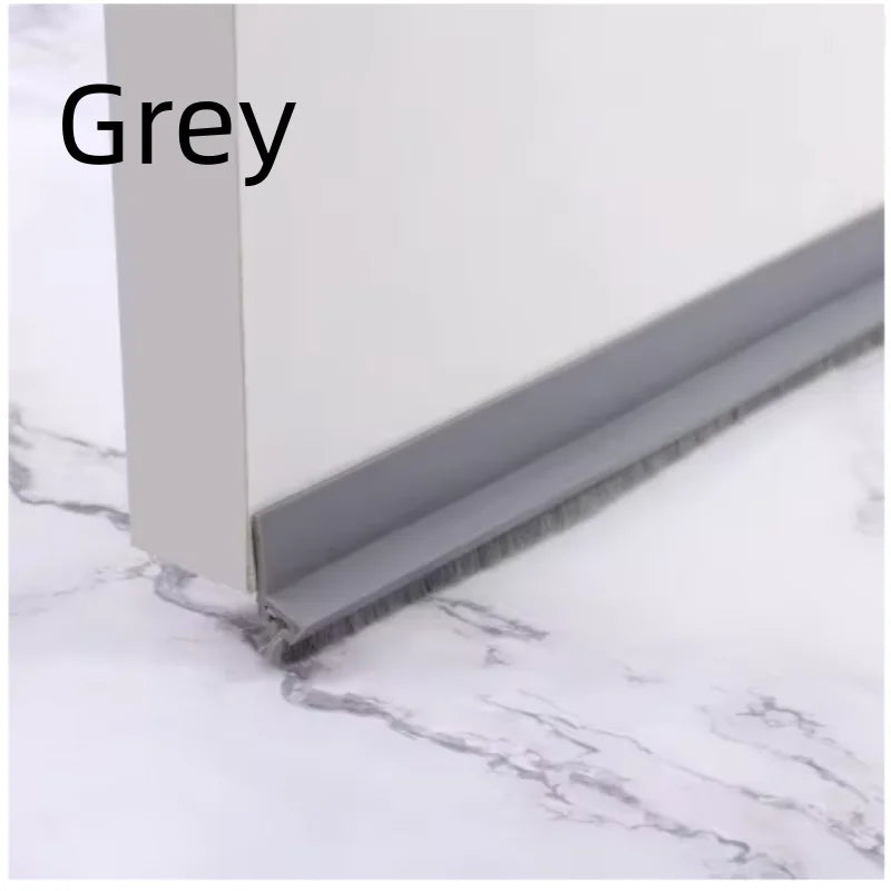 Door Draft Stopper with Brush - 1m Under-Door Seal Strip - photo 10
