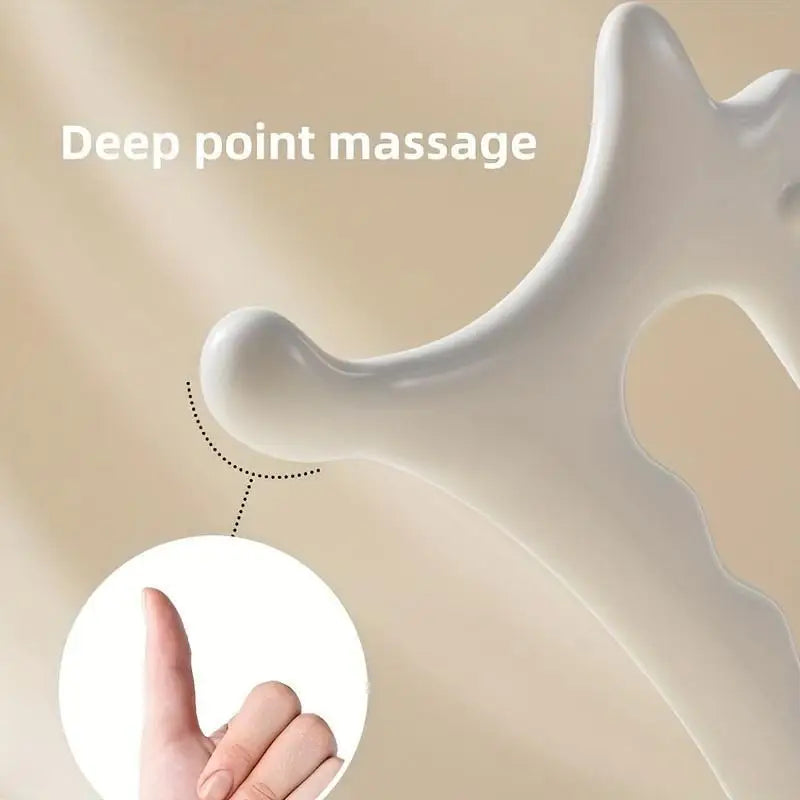 Ergonomic Versatile Handheld Gua Sha Board for Face & Body - Non-Ceramic, Gua Sha Massage Tool, Relaxation and Beauty Massager