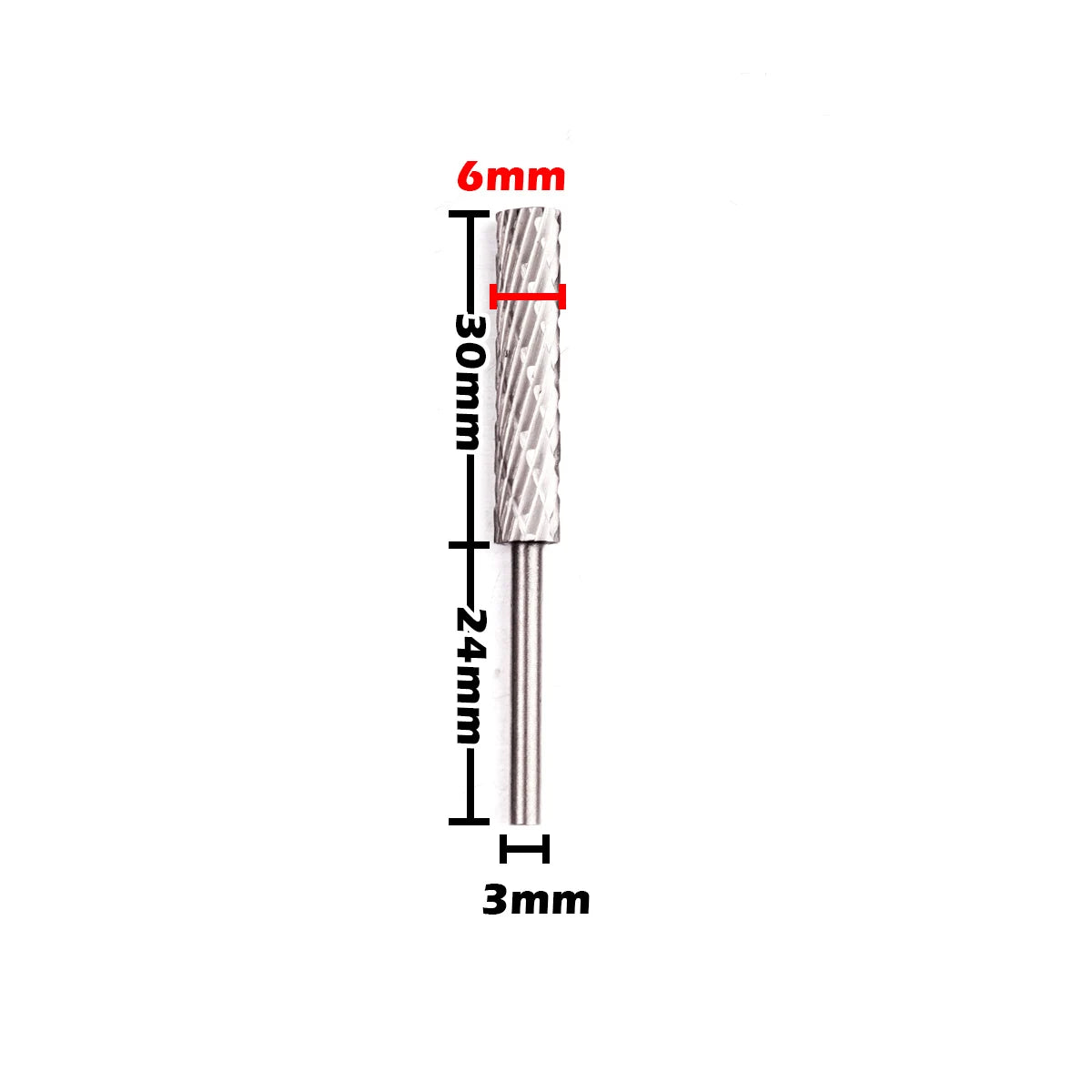 1PC Rotary Burr Cutter High Speed Steel Rotary Bur Cutter File Milling Cutter Drill Bit Engraving Bits Milling For Rotary Tool