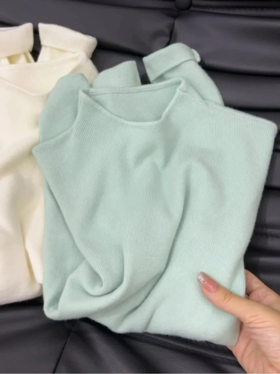 Women's Vintage Turtleneck Sweater — Knit Pullover
