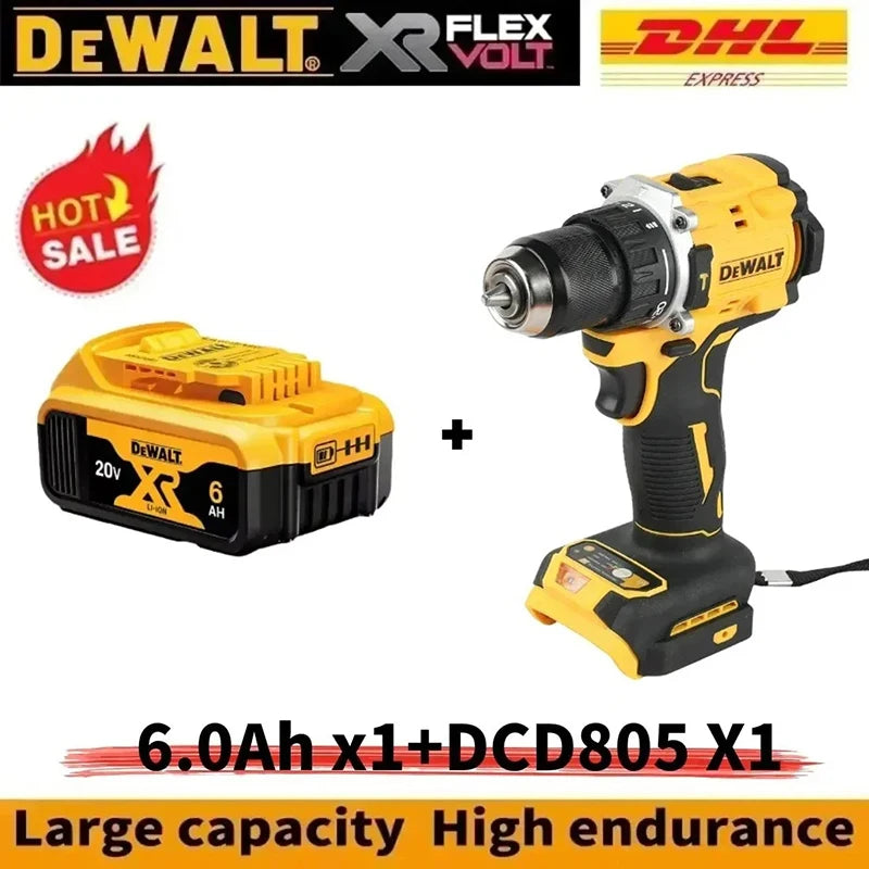 DEWALT DCD805 20V MAX Brushless Cordless Impact Drill Electric Screwdriver Multi-Function Hand Drill Tool .