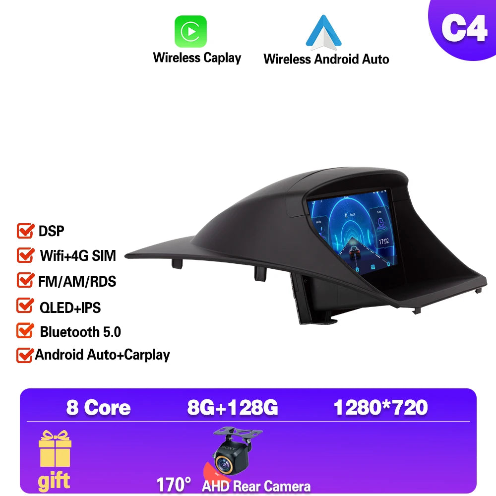 Android For Ford Fiesta 2009 2010 - 2017 Car Radio Multimedia Video Player Navigation GPS Wireless Carplay WIFI Car Systems