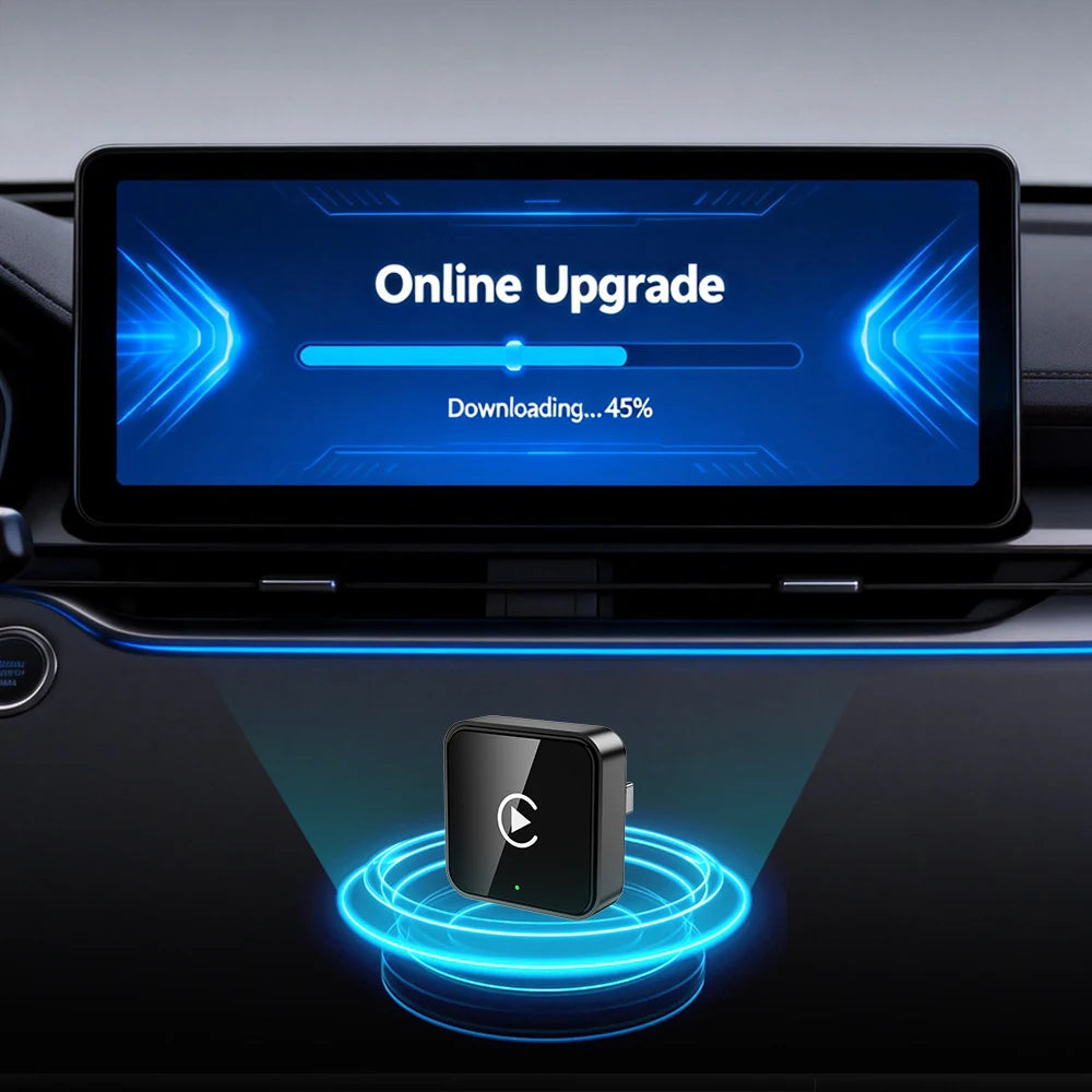 2-in-1 Wireless CarPlay & Android Auto Adapter (Universal)