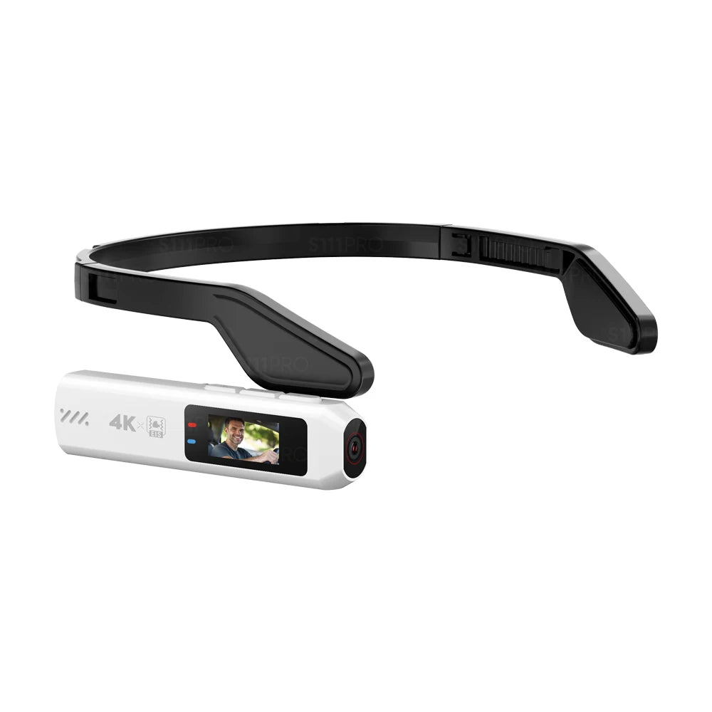 4K Head-Mounted Camera — Anti-Shake 130° Wearable Camcorder