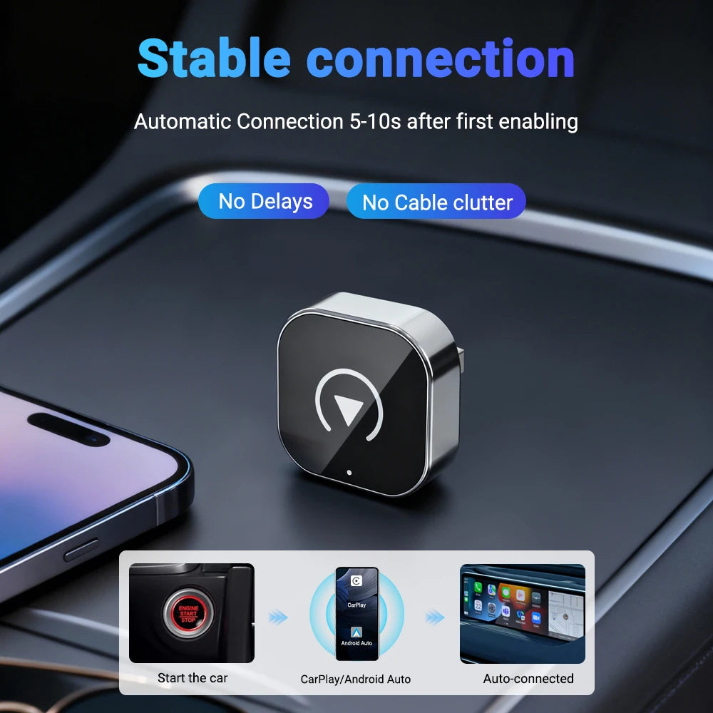 Mini Wireless CarPlay Adapter for iPhone (Wired to Wireless)