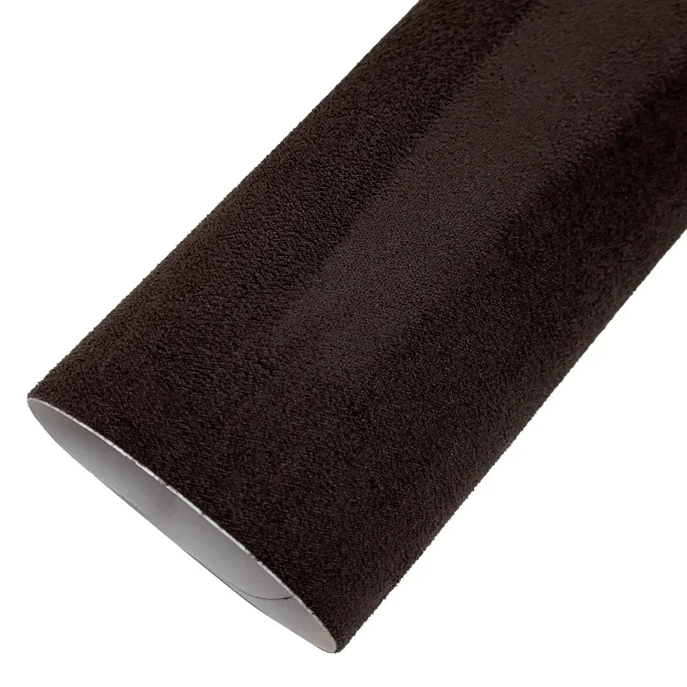 Suede Car Interior Vinyl Wrap — Self-Adhesive Door & Trim Film