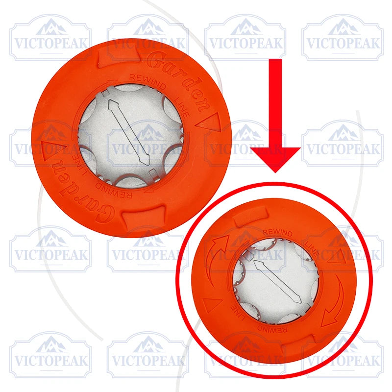 Aluminium Cover Automatical Trimmer Head for Brush Cutter Power Tool Accessories