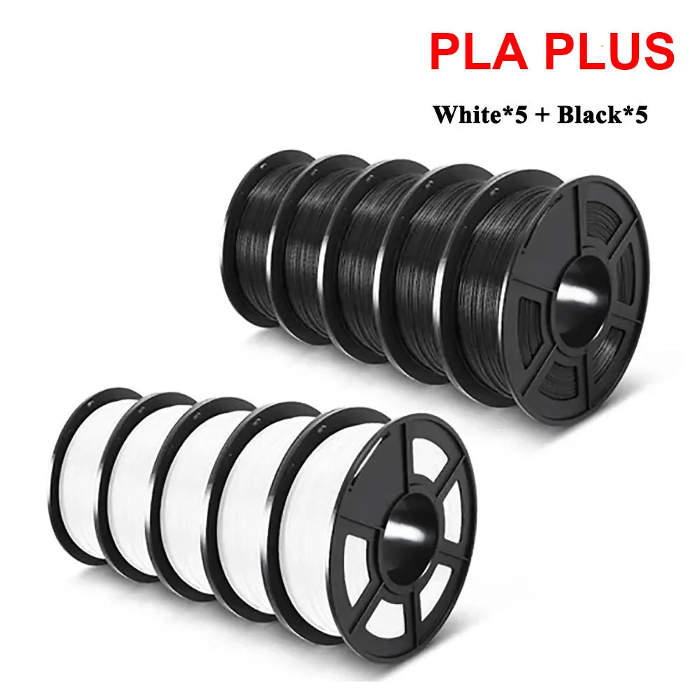 SUNLU 3D Filament PLA/PLA META/PETG/ABS/TPU/PLA MATTE 1.75mm 10Roll 1KG/0.5KG 3D Printer Filament for 3D Printer