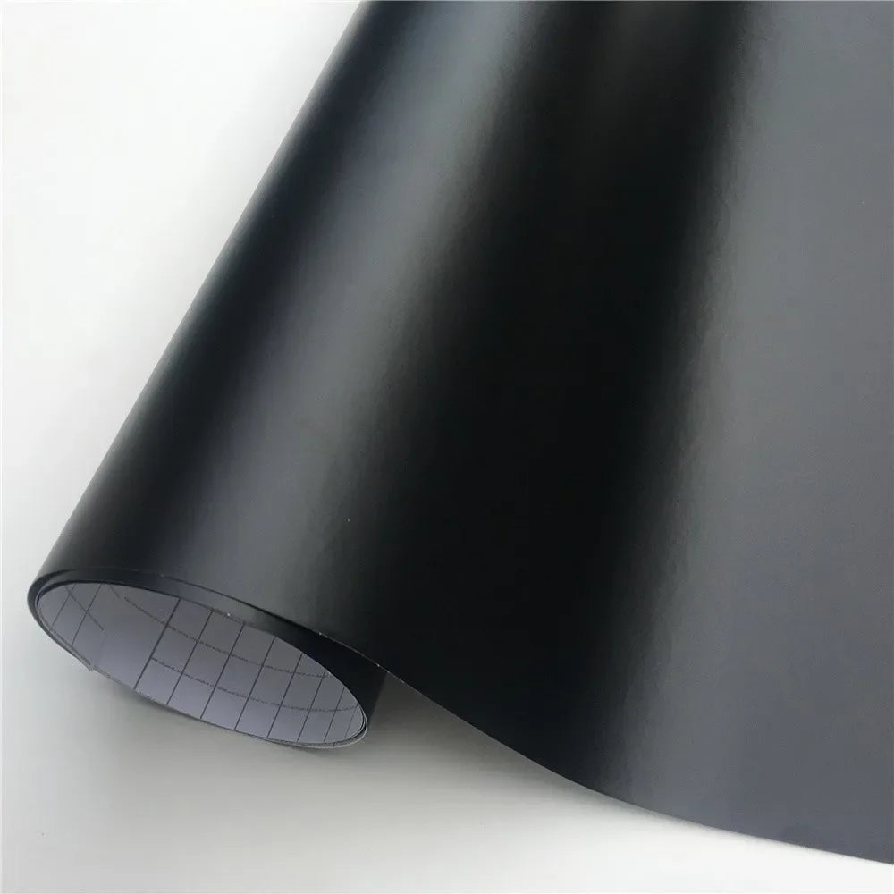 Matte Dark Grey Vinyl Film Car Wrapping Film Vehicle Wraps Foil Sheet Car Decal Bubble Free Bike Console Computer Cover Skin