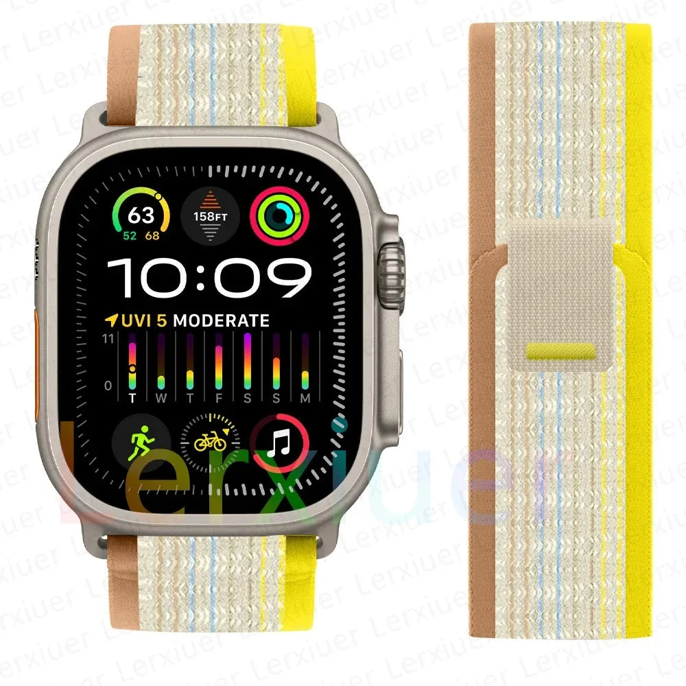 trail loop For apple watch ultra 3 2 Band 49mm 44mm 40mm 45mm 41mm 42mm correa bracelet iWatch series 7 se 8 9 10 11 46mm straps