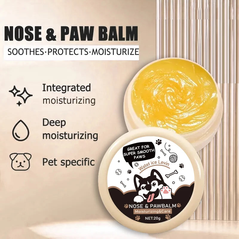 Dog Nose & Paw Balm 20g – Moisturizing Paw Protector Cream for Dogs & Cats | Cracked Paw Repair