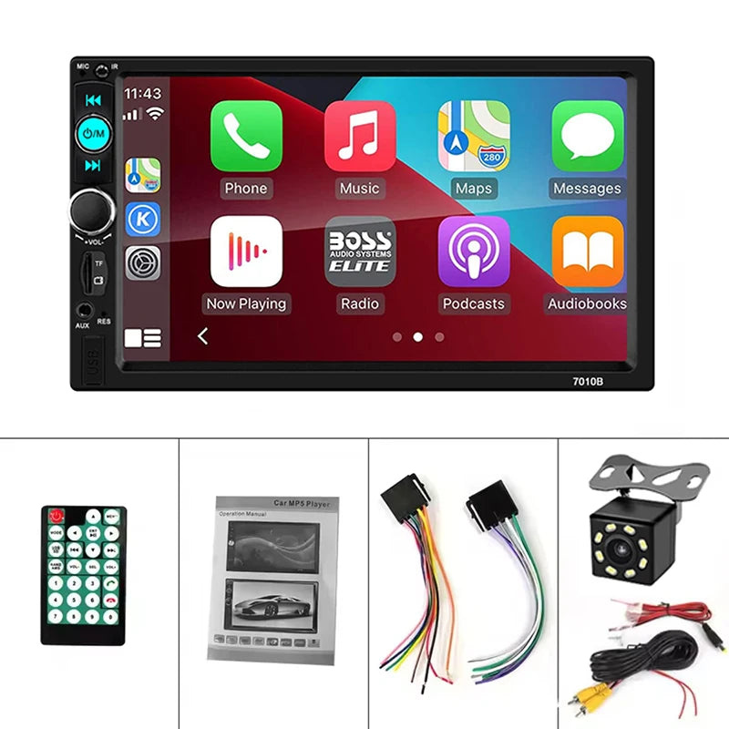 Universal 2 Din Car Radio 7 Inch Touch Screen Multimedia Player Car Player Auto Universal MP5 Player Auto Audio USB TF Bluetooth