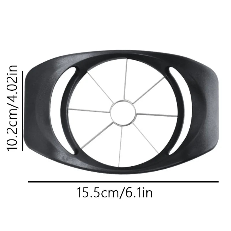 Durable Apple Corer & Slicer: Food-Grade 15.5cm Cutter Tool for Coring & Slicing Fruits