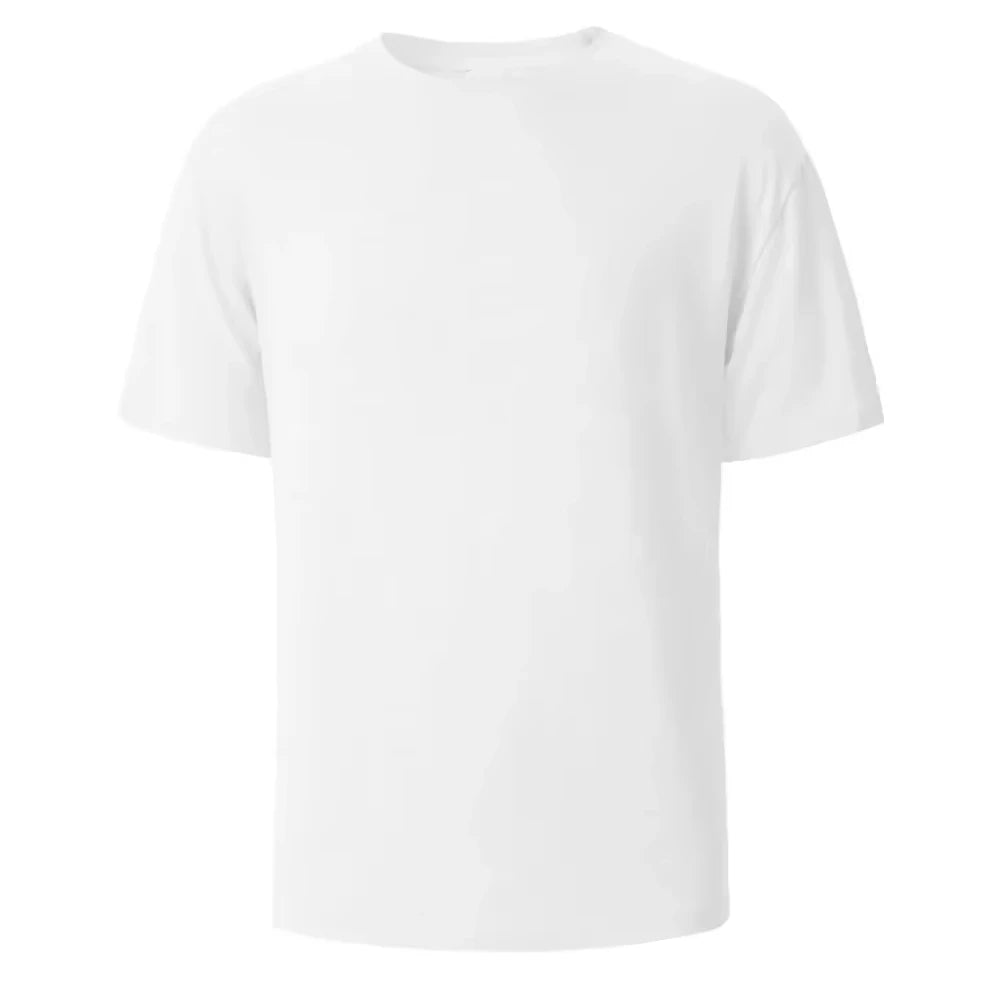 Heavyweight White T-Shirt — Pure Cotton Unisex Streetwear Tee