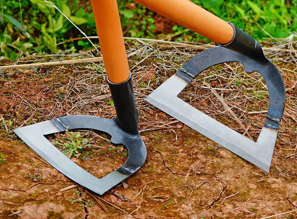 Manganese Steel Weeding Hoe — Handheld Hollow Garden Hoe 14–26cm