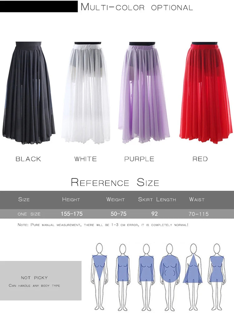 Full-skirt ballet practice dress