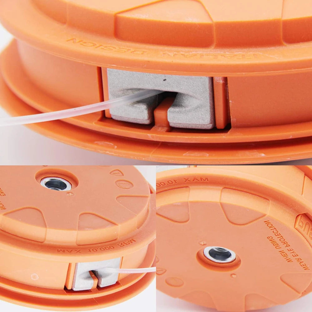 Automatic Grass Trimmer Head for Gasoline Garden Machinery Brush Cutter Universal Fit String Trimmer Replacement Bump Head
