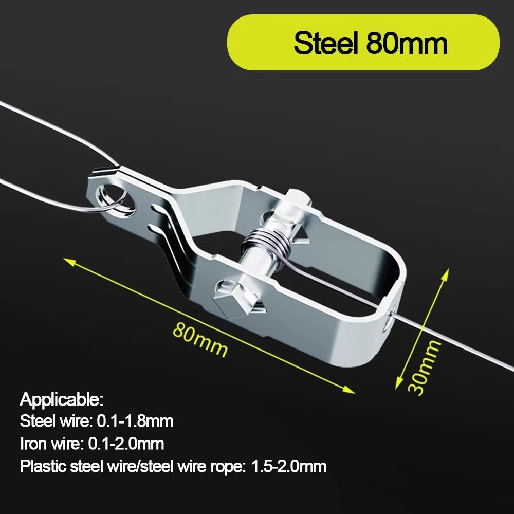 New Heavy Duty Wire Tightener Silver Galvanised Cable Tensioner Wire Buckle Farm