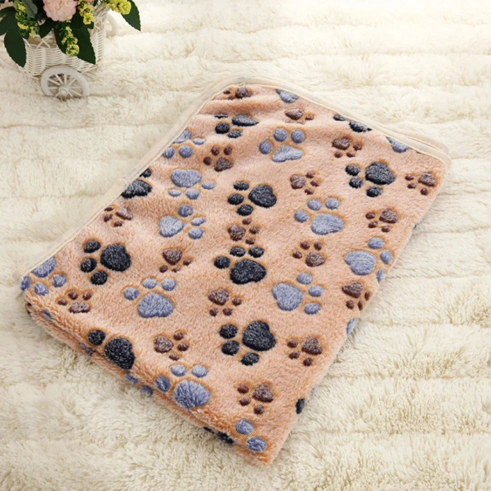Thick Paw Print Pet Sleeping Pad - Warm Blanket for Cats and Dogs - photo 6