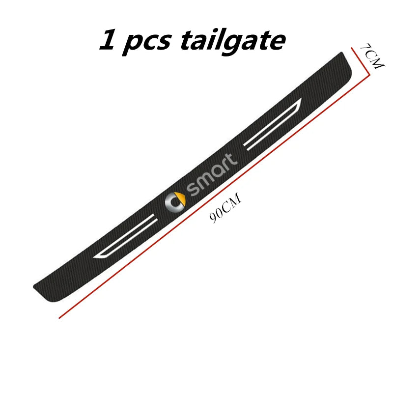 Carbon Fiber Door Threshold Strip for Smart Fortwo & Forfour