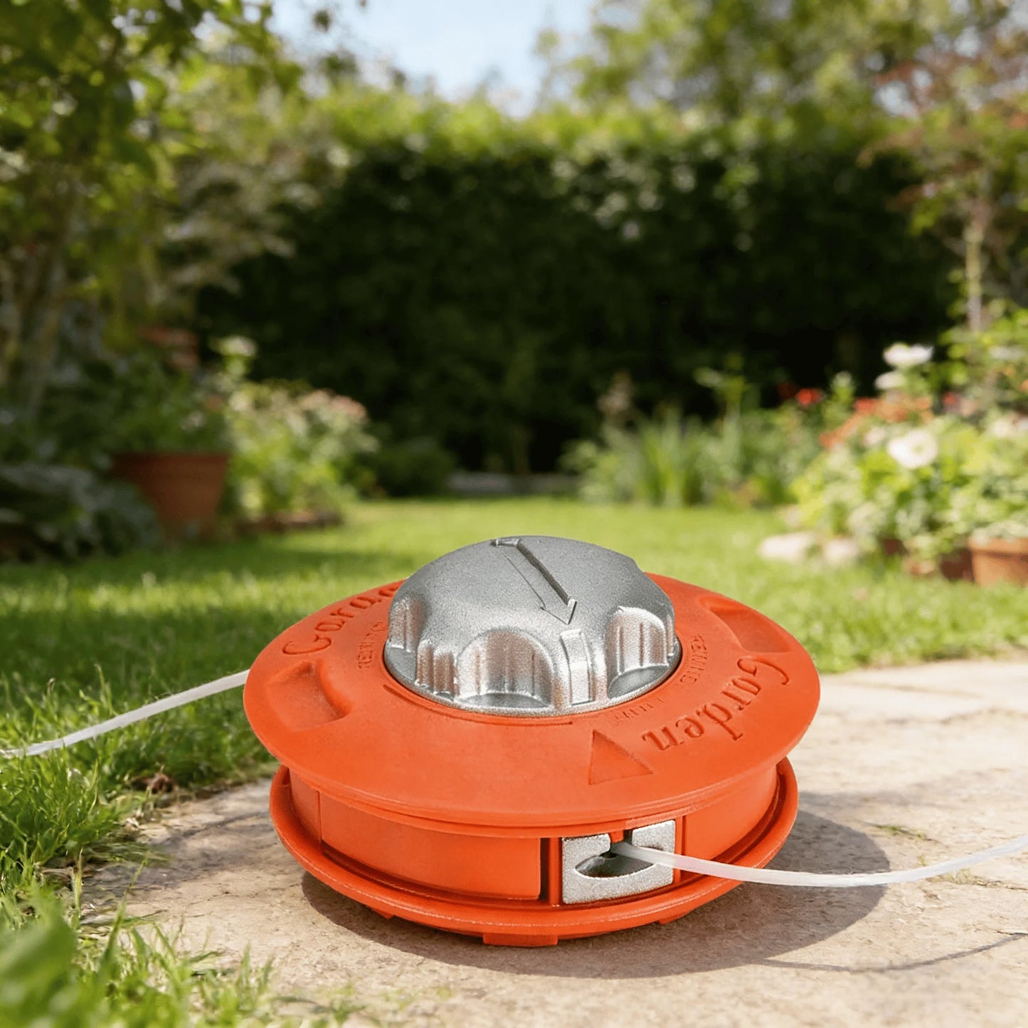 Automatic Grass Trimmer Head for Gasoline Garden Machinery Brush Cutter, Universal Fit String Trimmer Replacement Bump Head