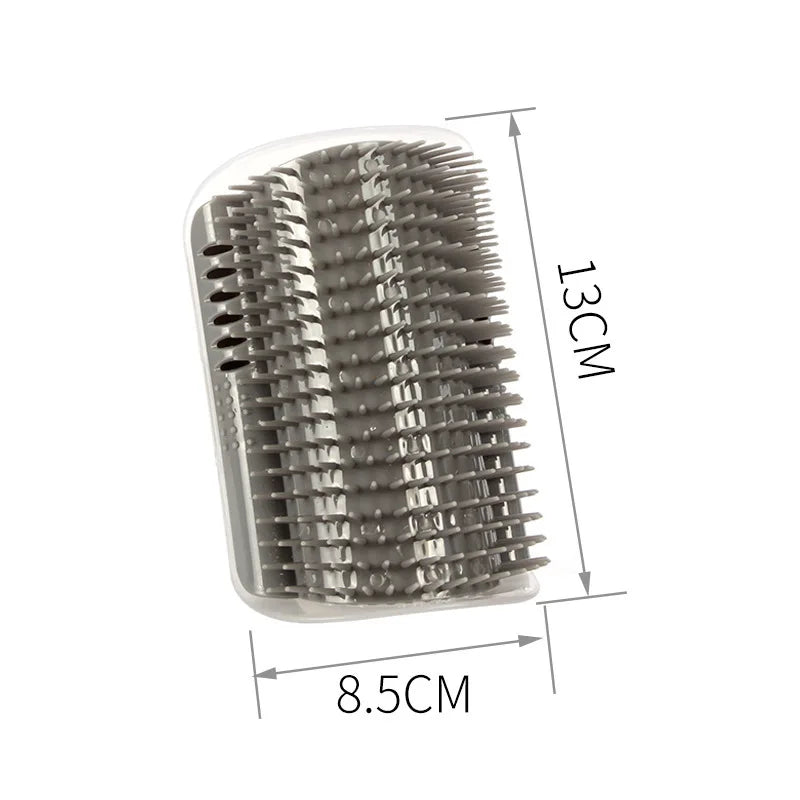 Cat Self-Groomer & Scratcher - Wall Corner Massage Brush – photo 10