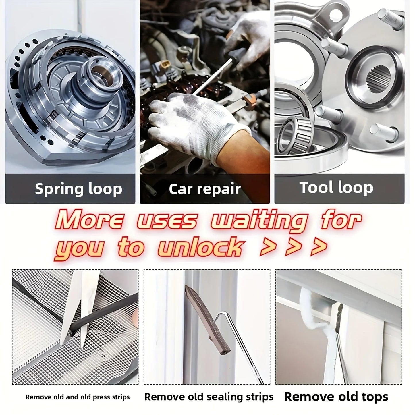 Garden Weeding Hooks Set — Metal Crack & Paving Joint Weeder