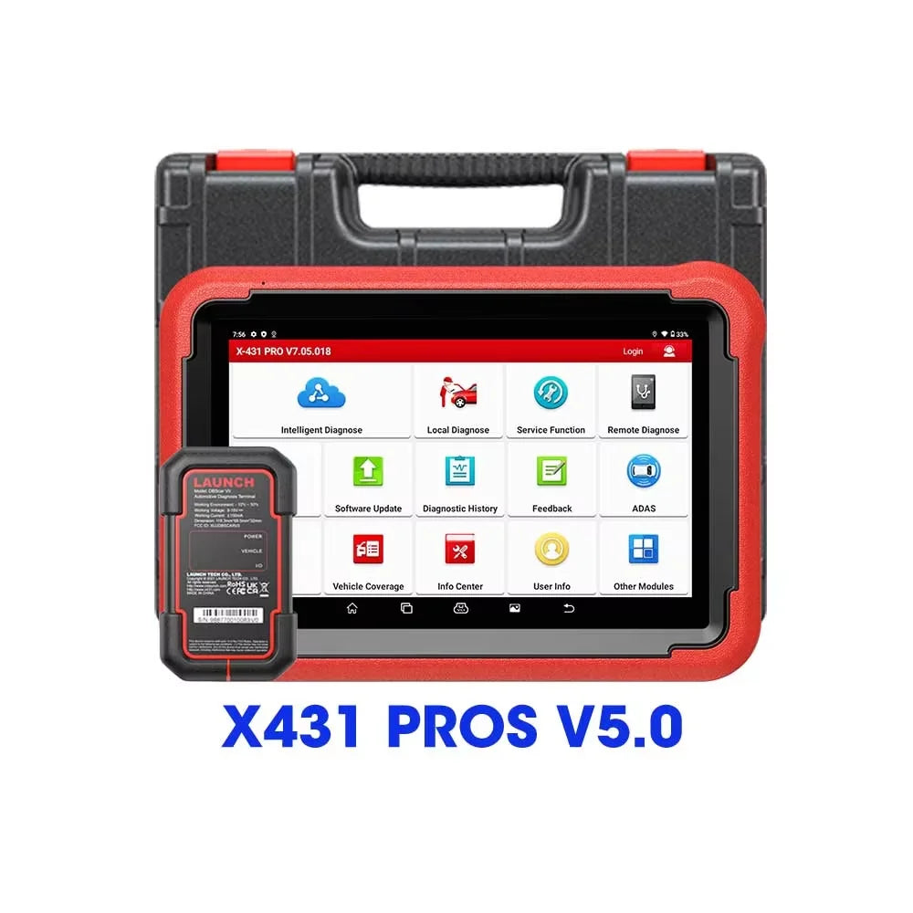 LAUNCH X431 PROS V5.0 Diagnostic Tools OBD2/OBD1 Car Scanner PROS V Diagnostic Tool All System Automotive Tool ECU Coding