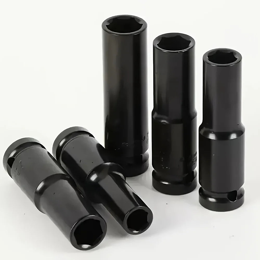 10-Piece Impact Wrench Socket Adapter Set – 8–24mm 1/2" Power Tool Sockets for Auto Repair
