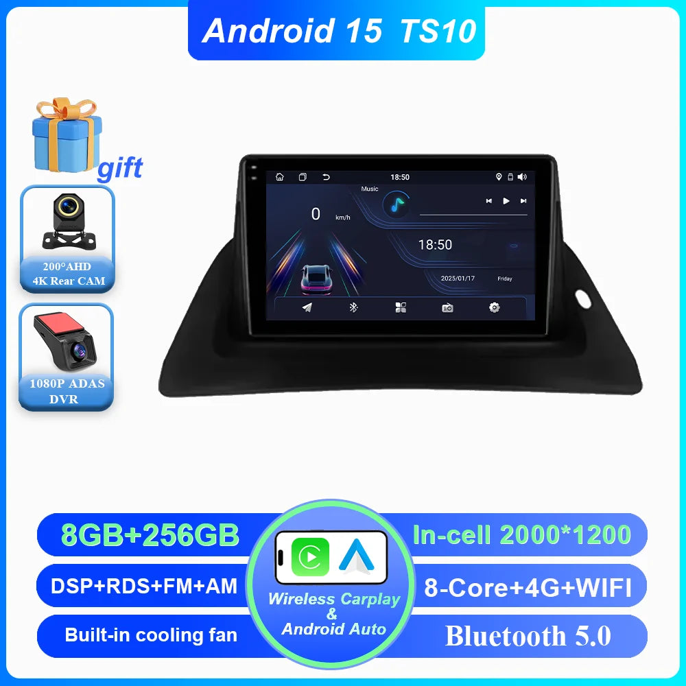 Android Car Stereo for Renault Kangoo (2008–2018) — CarPlay, Android Auto, GPS Navigation, Head Unit