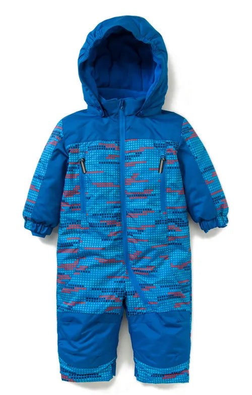 Baby Polka Dot Snowsuit Romper - Windproof Winter Jumpsuit, 0-3 Years - photo 7
